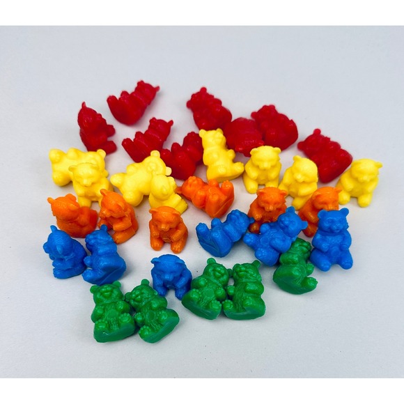 Learning Resources Counting Bears Math Counters Small Toy Animals 33-Piece Set - Picture 3 of 6